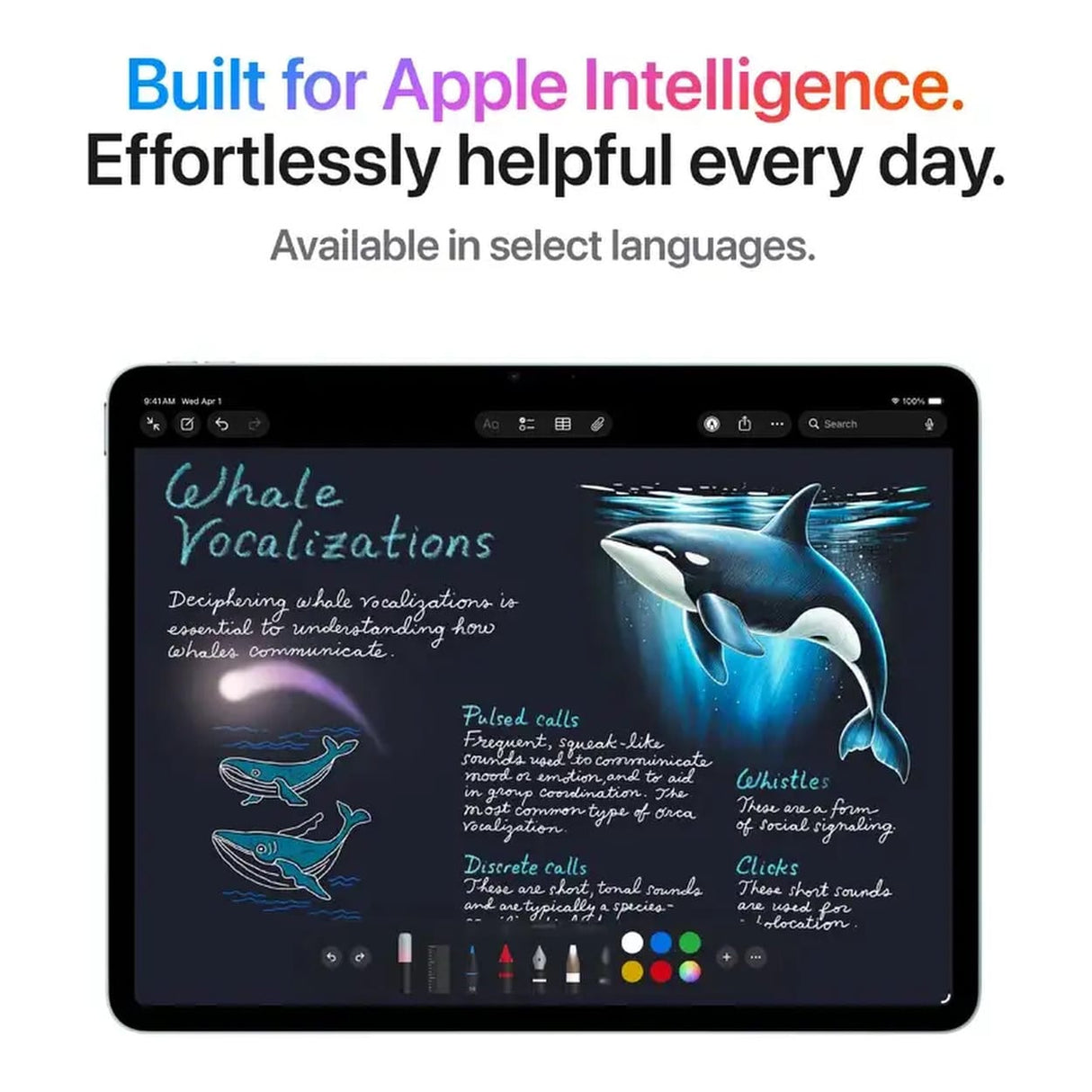 Apple iPad Air 13-inch tablet - Apple M4 256GB ROM 12GB RAM 5G Wi-Fi iPadOS 26 Purple