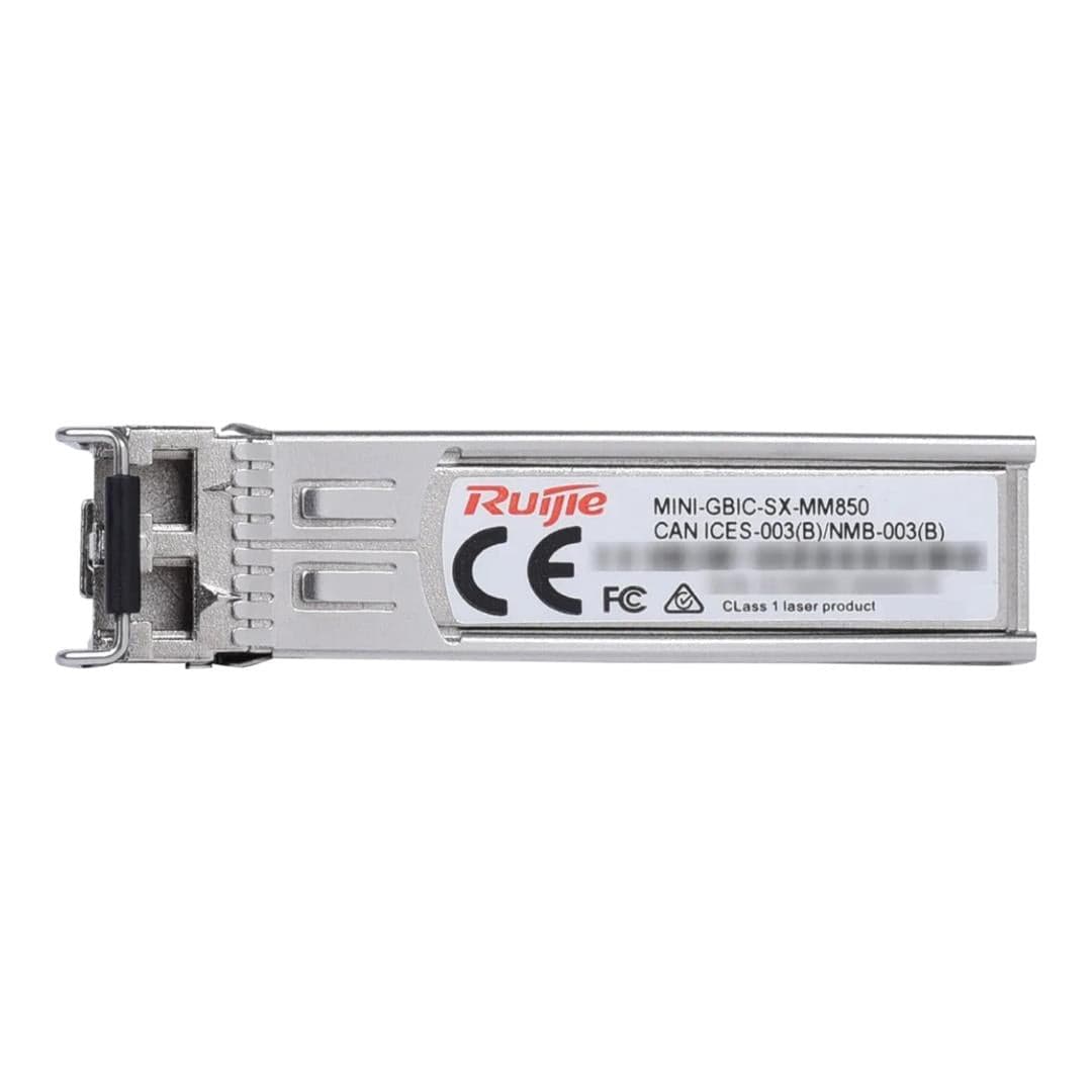 Ruijie Networks MINI-GBIC-SX-MM850 1000BASE-SX SFP 850-nm 550-m DDM Duplex LC MMF Optical Transceiver Module