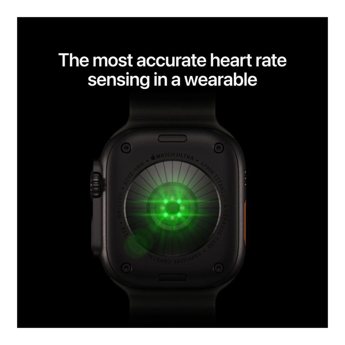 Apple Watch Ultra 4 GPS + Cellular 49mm Black Titanium Case with Black Titanium Milanese Loop - M