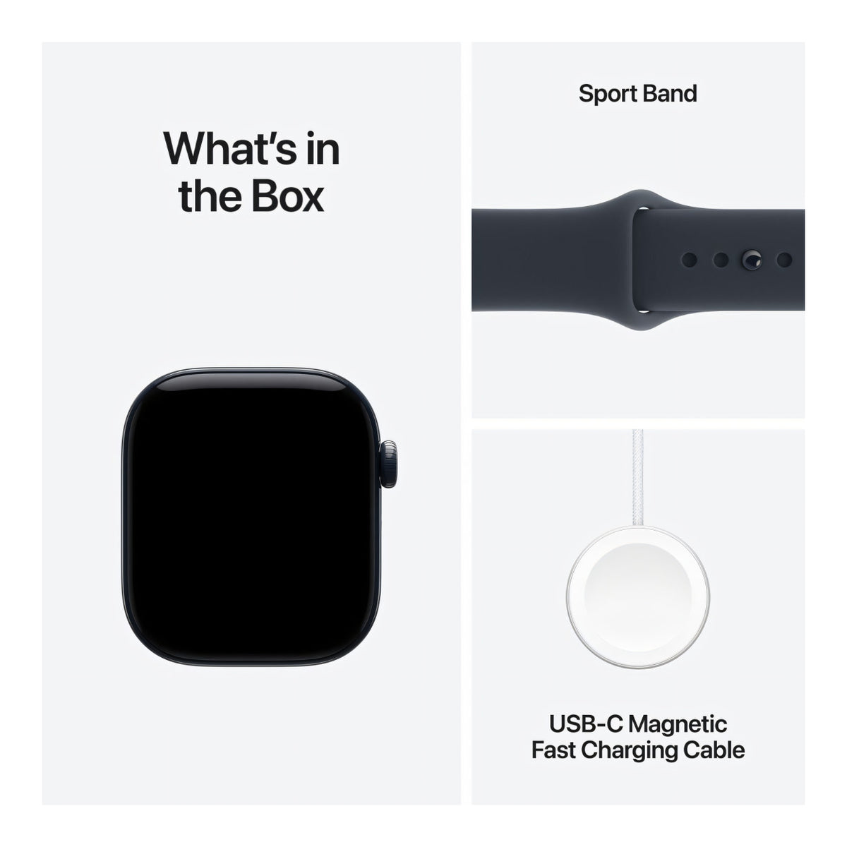 Apple Watch Series 12 GPS Cellular 46mm Night Blue Ceramic Case with Navy Blue Sport Band M/L MJH44AF/A