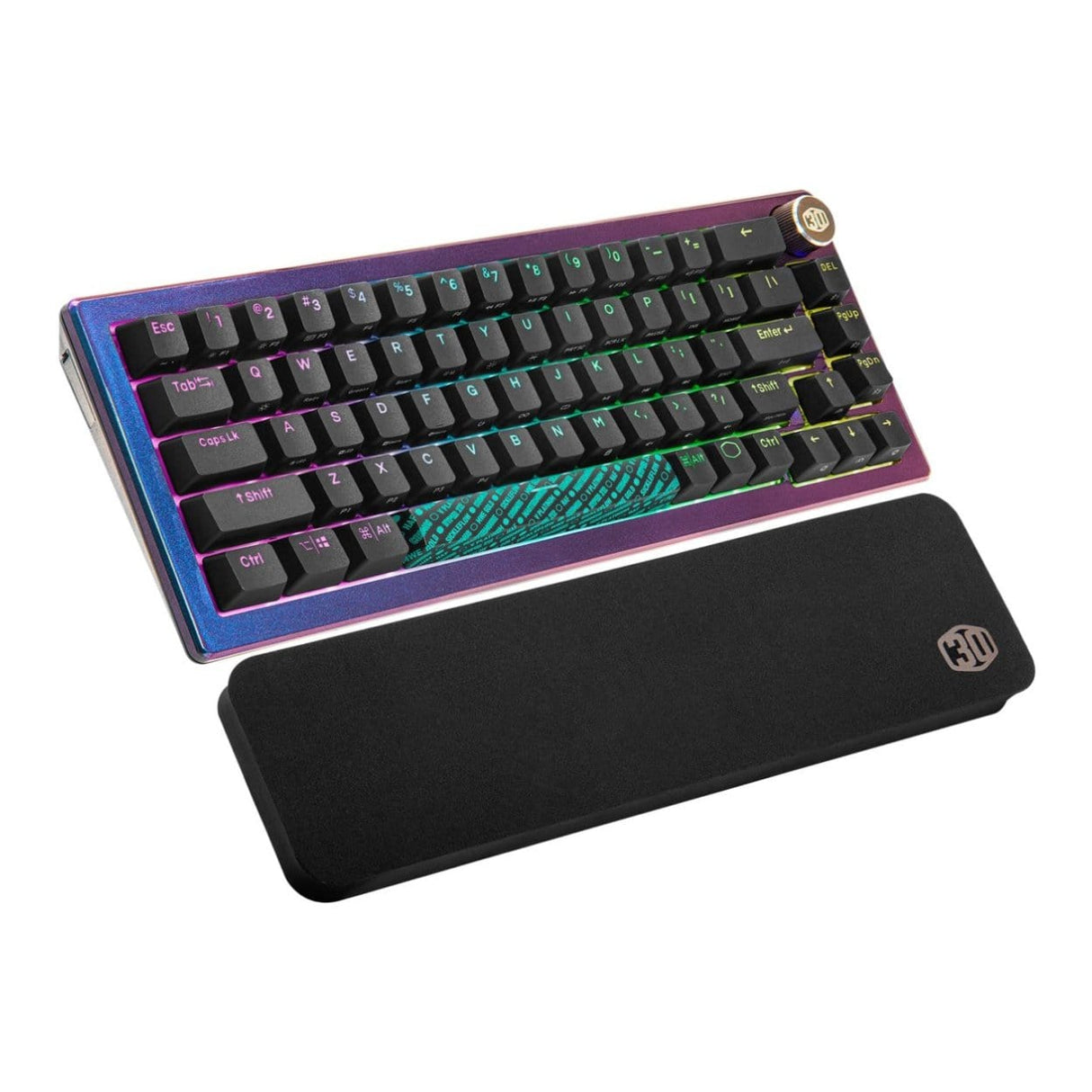 Cooler Master MK721 30th Anniversary Edition Chameleon Colorway Kailh Box V2 Red Wireless Gaming Keyboard MK-721-CKTR1-US