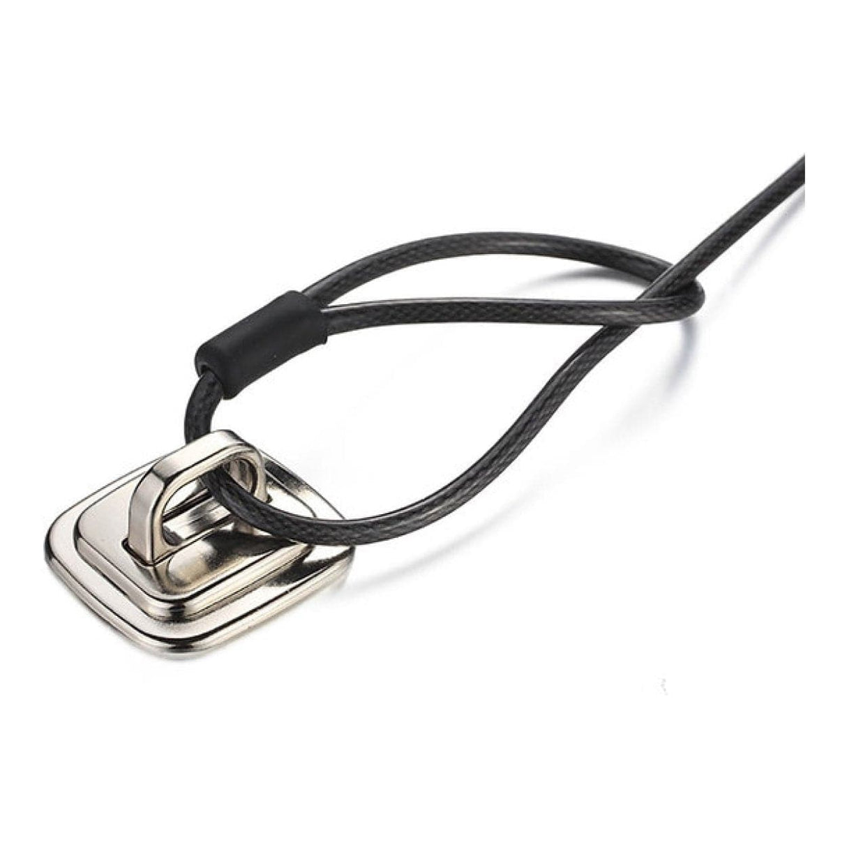 Tuff-Luv 2x2cm Desk Zinc Alloy Security Base Plate Silver MLOCK5