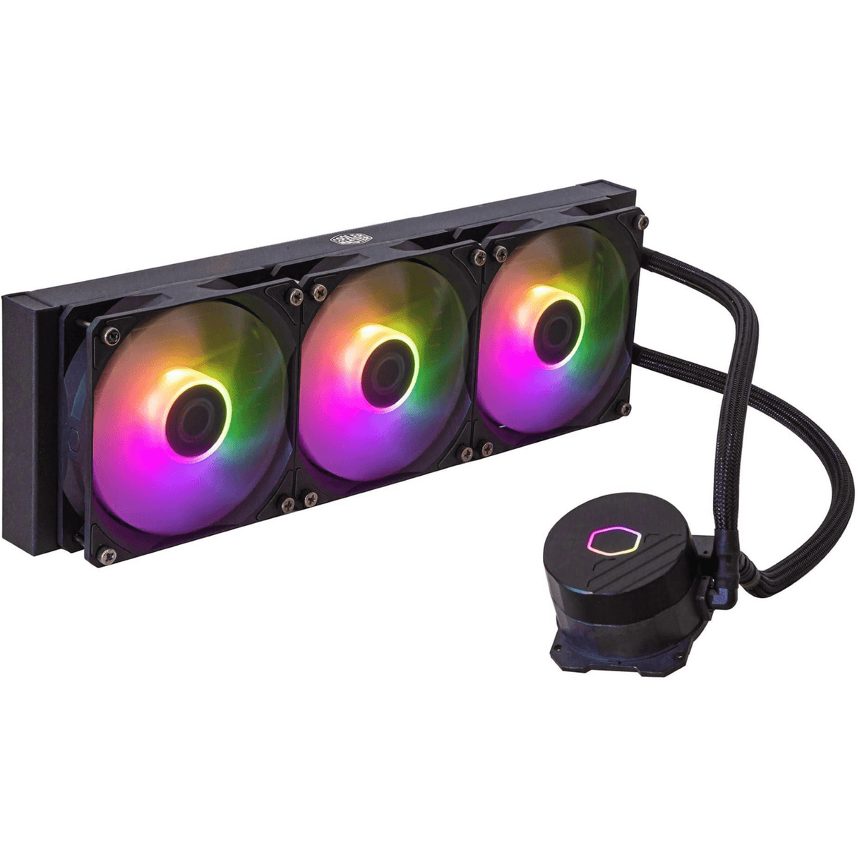 Cooler Master MasterLiquid 360L Core ARGB AIO 360mm Black Liquid CPU Cooler MLW-D36M-A18PZ-R1