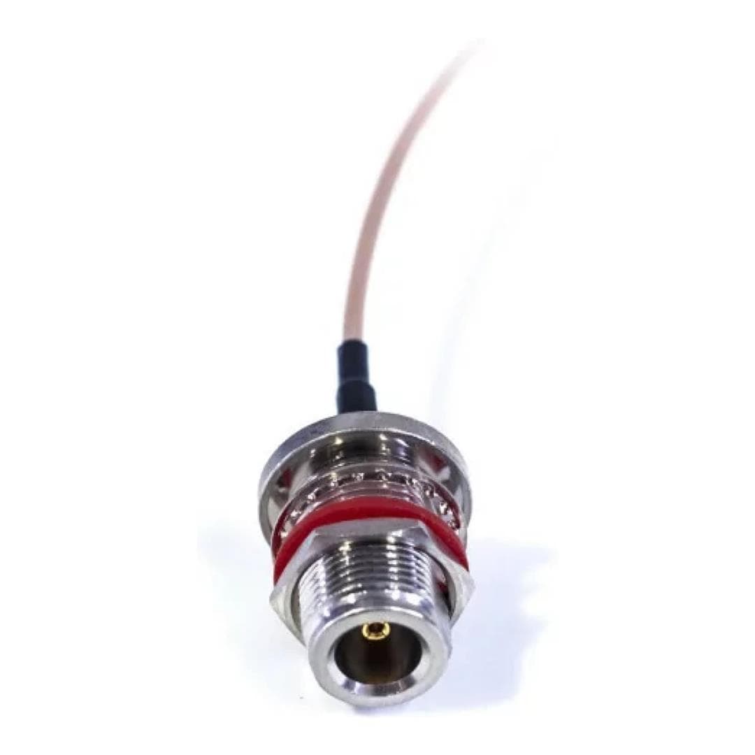 Acconet MMCX 90-degree Male to Type-N Female Pigtail Cable 300mm MMCX-300-NF