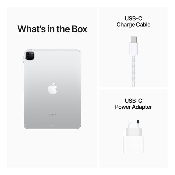 Apple iPad Pro 11-inch Tablet - Apple M2 128GB ROM 8GB RAM 5G iPadOS 16 Silver MNYD3HC/A