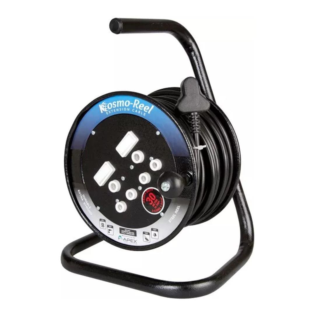 Scoop 16A Extension Cord on Open Metal Reel 30m MP-EX30M