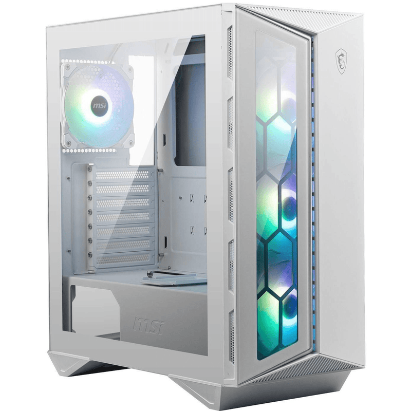 MSI MPG GUNGNIR 110R Mid Tower Gaming PC Case White