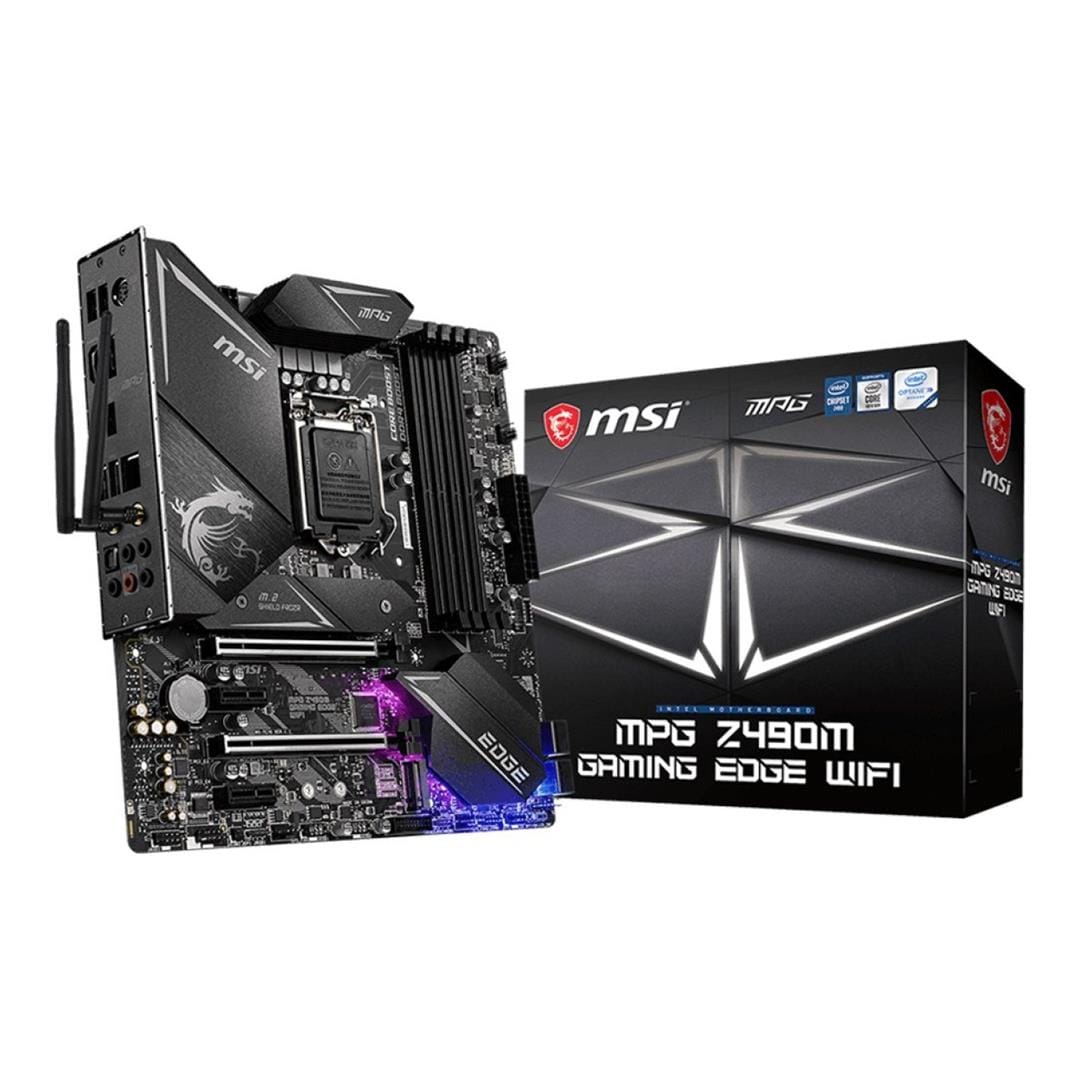 MSI MPG Z490M Gaming EDGE WiFi mATX LGA1200 DDR4 Motherboard
