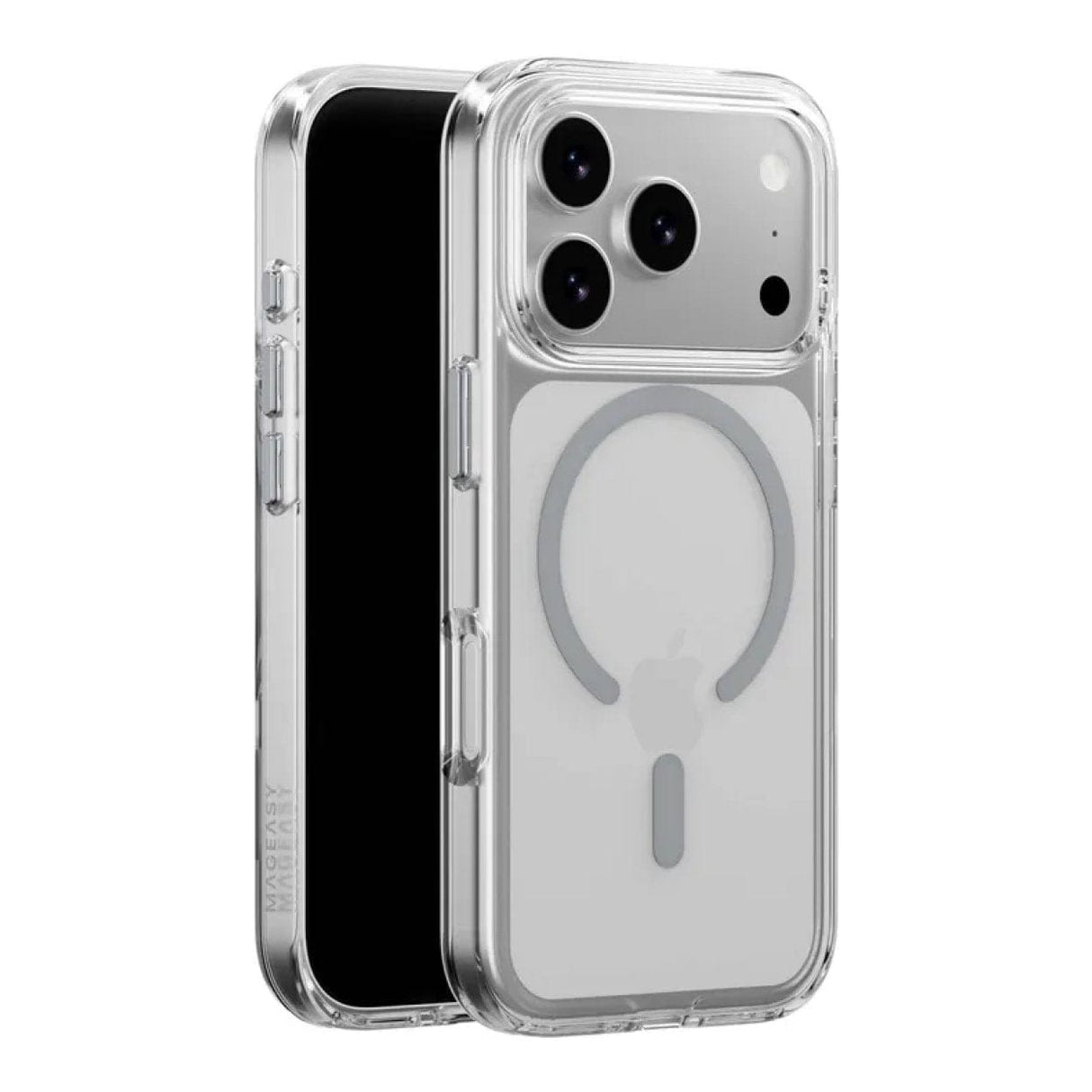 MagEasy Bright M Never Yellowing Protective Clear Case for iPhone 17 Pro Mist Ring MPH17P394TI25