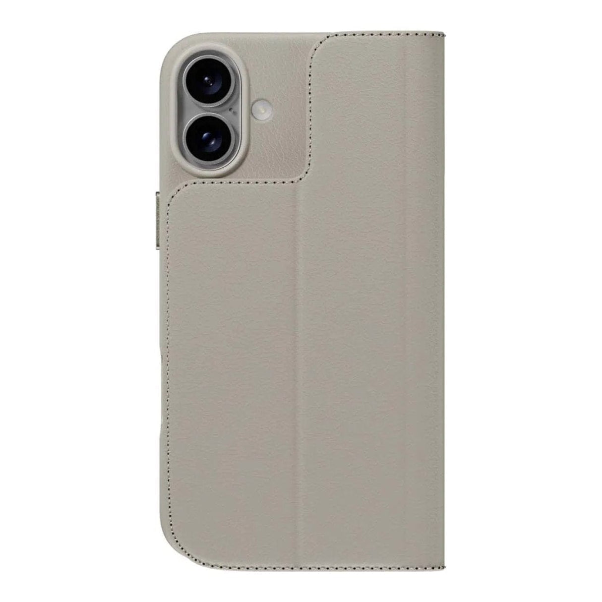 MagEasy Card Folio M Flip Leather Phone Case for iPhone 16 Plus - Starlight MPH667263SI24