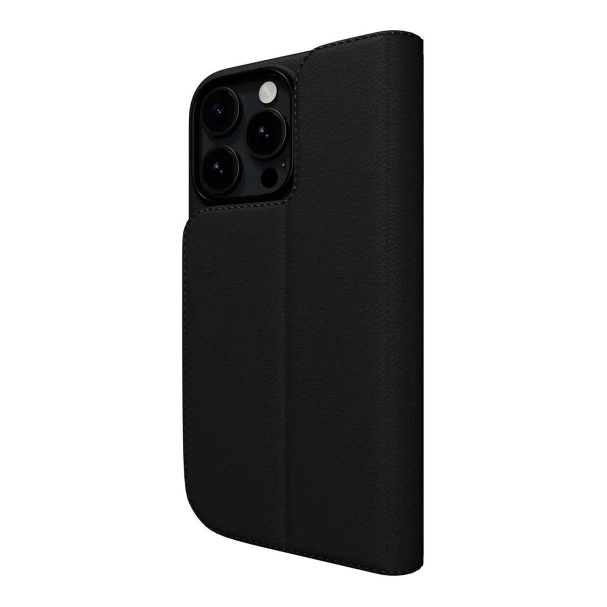 MagEasy Card Folio M Flip Leather Phone Case for iPhone 16 Pro - Black MPH66P263BK24