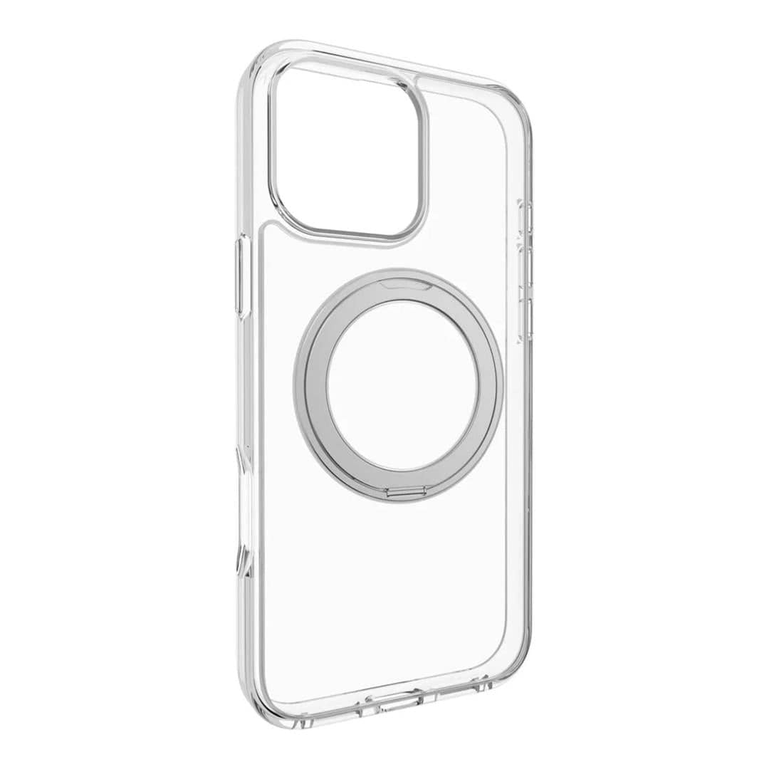 MagEasy MagStand 360 M Protective Phone Case for iPhone 16 Pro Max - Transparent