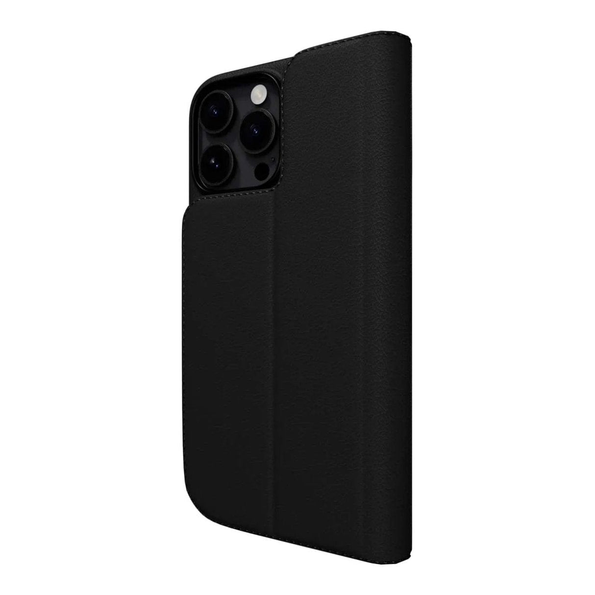 MagEasy Card Folio M Flip Leather Phone Case for iPhone 16 Pro Max - Black MPH67P263BK24