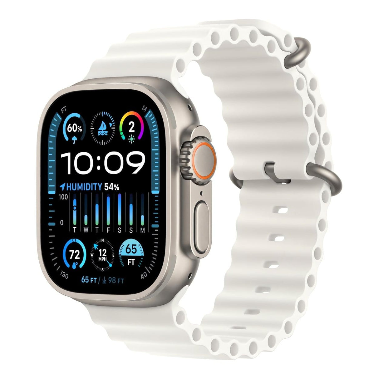 Apple 49mm White Ocean Band MQE93ZM/A