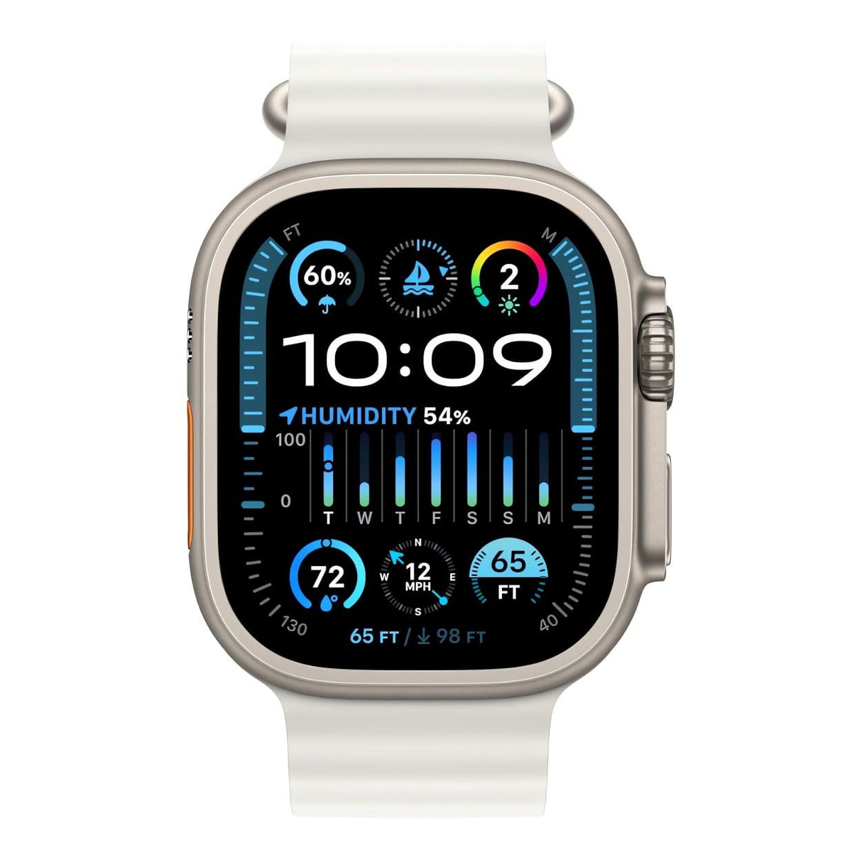 Apple 49mm White Ocean Band MQE93ZM/A