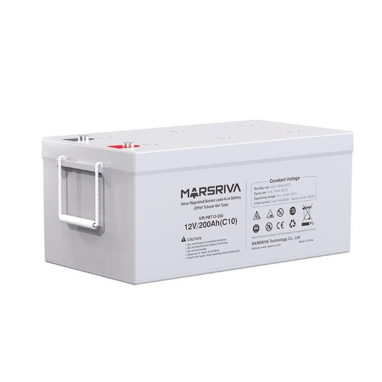 Marsriva 12V 200Ah Valve Regulated Sealed Lead-acid Battery MR-PBT12 200