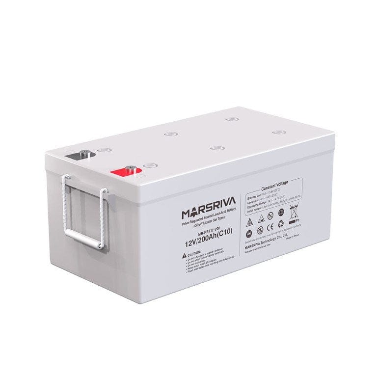 Marsriva 12V 200Ah Valve Regulated Sealed Lead-acid Battery MR-PBT12 200