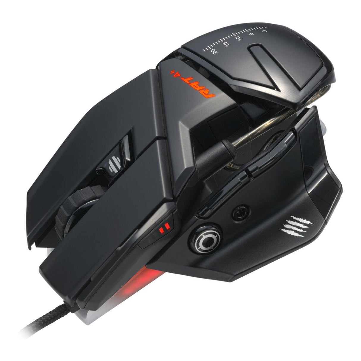 Mad Catz R.A.T. 4+ Optical Wired Gaming Mouse MR03MCINBL000-0