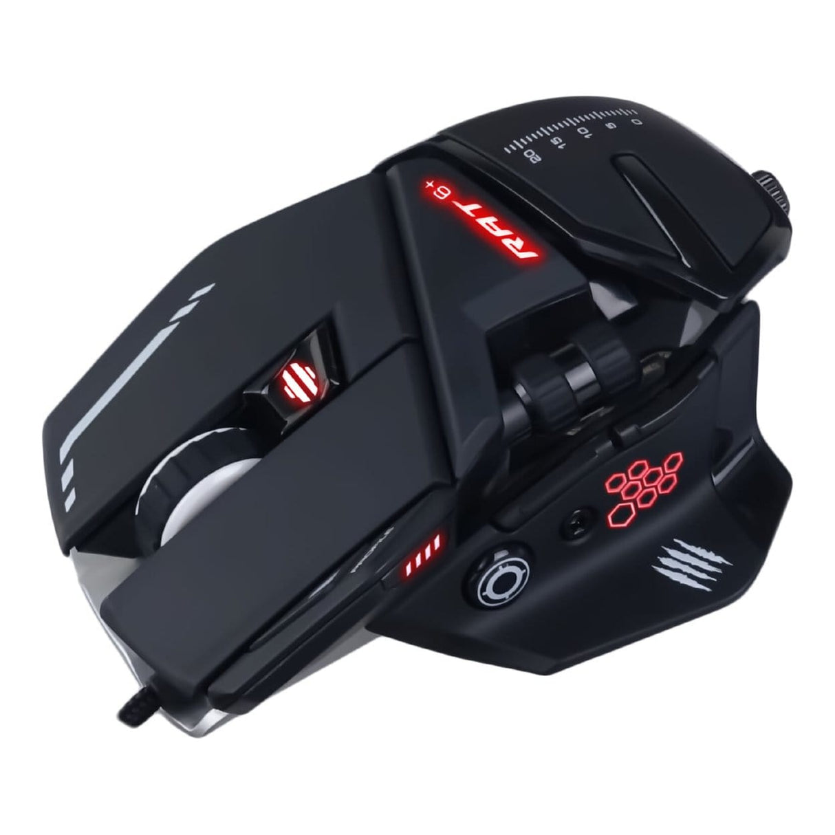 Mad Catz R.A.T. 6+ Optical Wired Gaming Mouse MR04DCINBL000-0