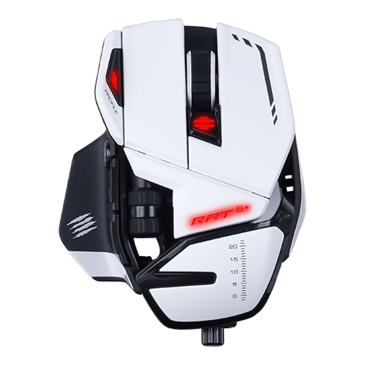 Mad Catz R.A.T. 6+ Optical Wired Gaming Mouse MR04DCINWH000-0