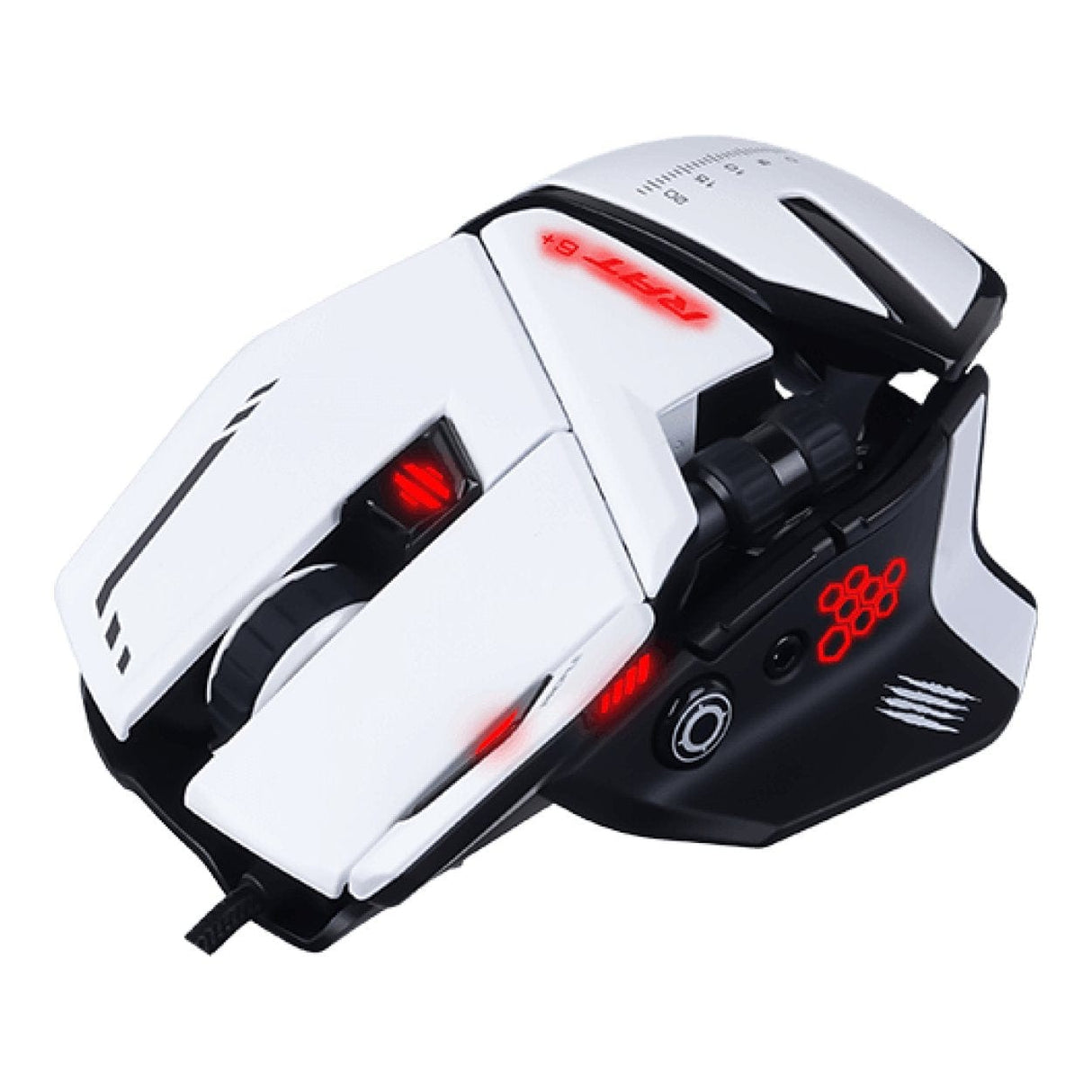 Mad Catz R.A.T. 6+ Optical Wired Gaming Mouse MR04DCINWH000-0
