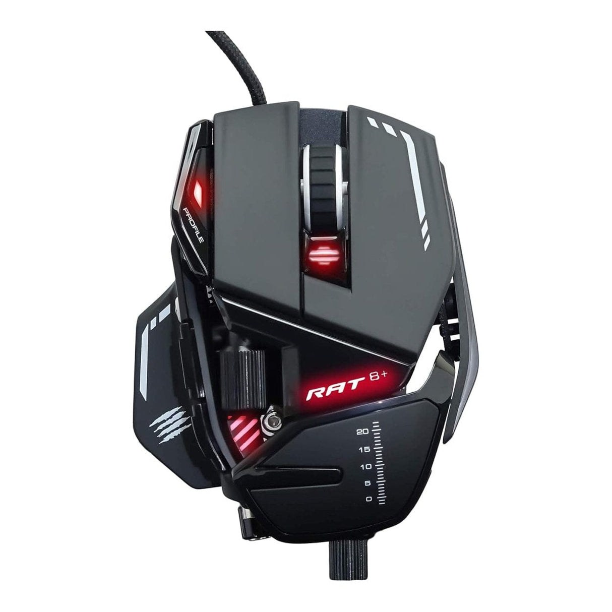 Mad Catz R.A.T. 8+ Optical Wired Gaming Mouse MR05DCINBL000-0