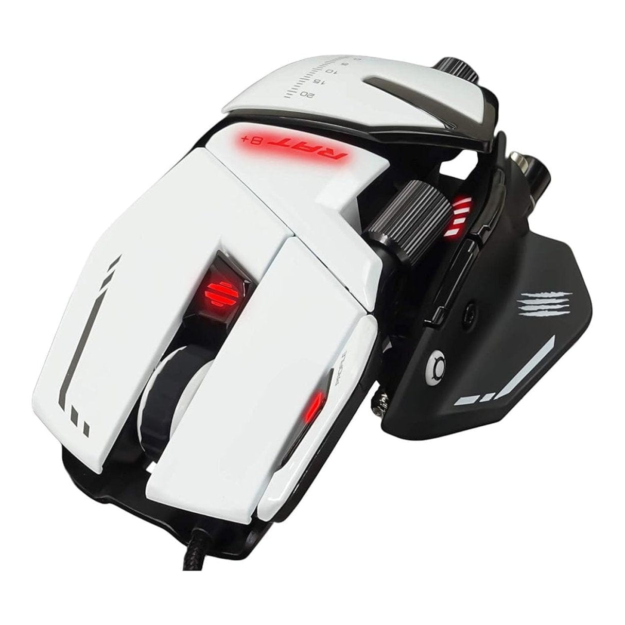 Mad Catz R.A.T. 8+ Optical Wired Gaming Mouse MR05DCINWH000-0
