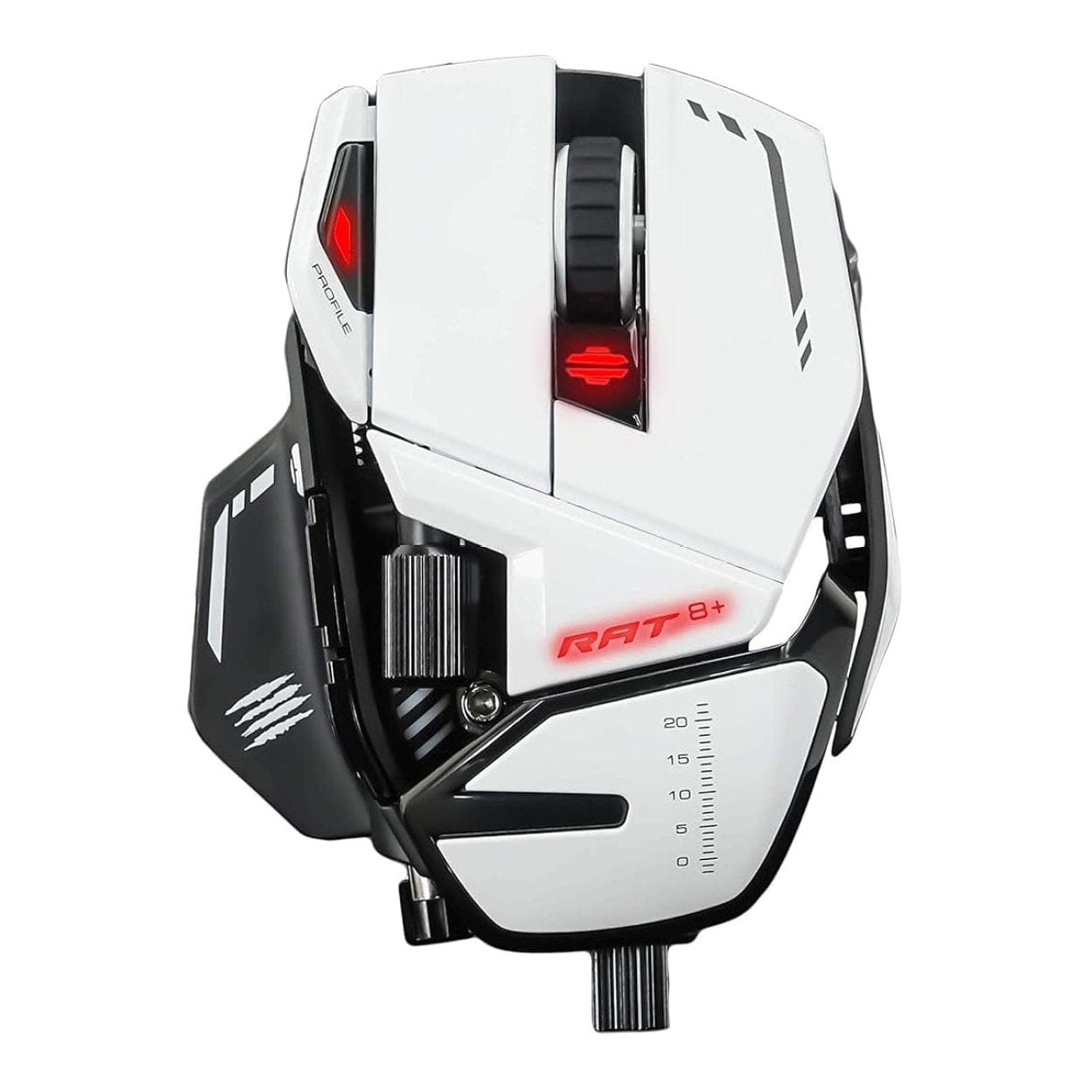 Mad Catz R.A.T. 8+ Optical Wired Gaming Mouse MR05DCINWH000-0