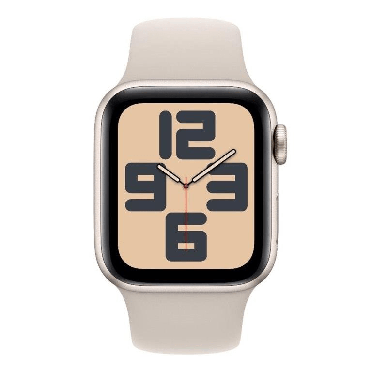 Apple Watch SE GPS 40mm Starlight Aluminium with Starlight Sport Band S/M