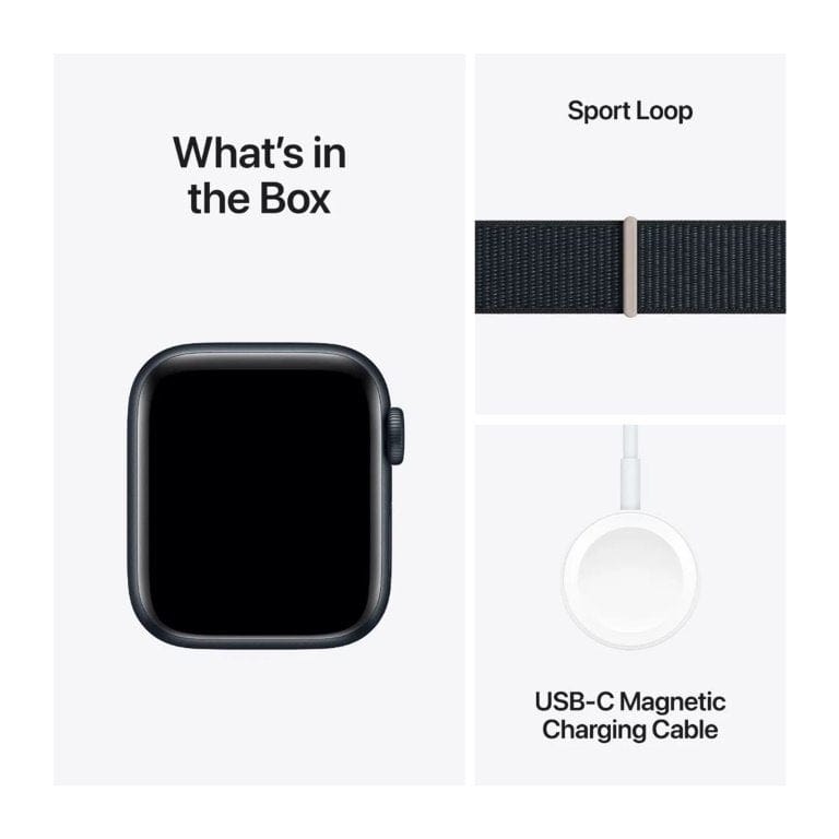 Apple Watch SE GPS 40mm Midnight Aluminium with Midnight Sport Loop