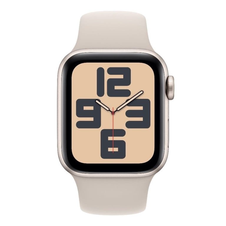 Apple Watch SE GPS 4G 44mm Starlight Aluminium with Starlight Sport Band S/M