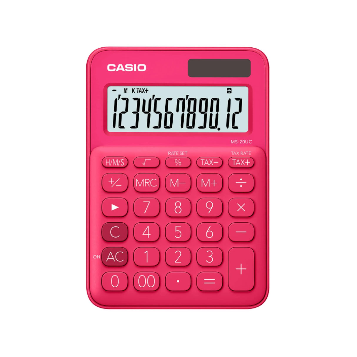 Casio Desktop Calculator Red MS-20UC-RD-S-EC