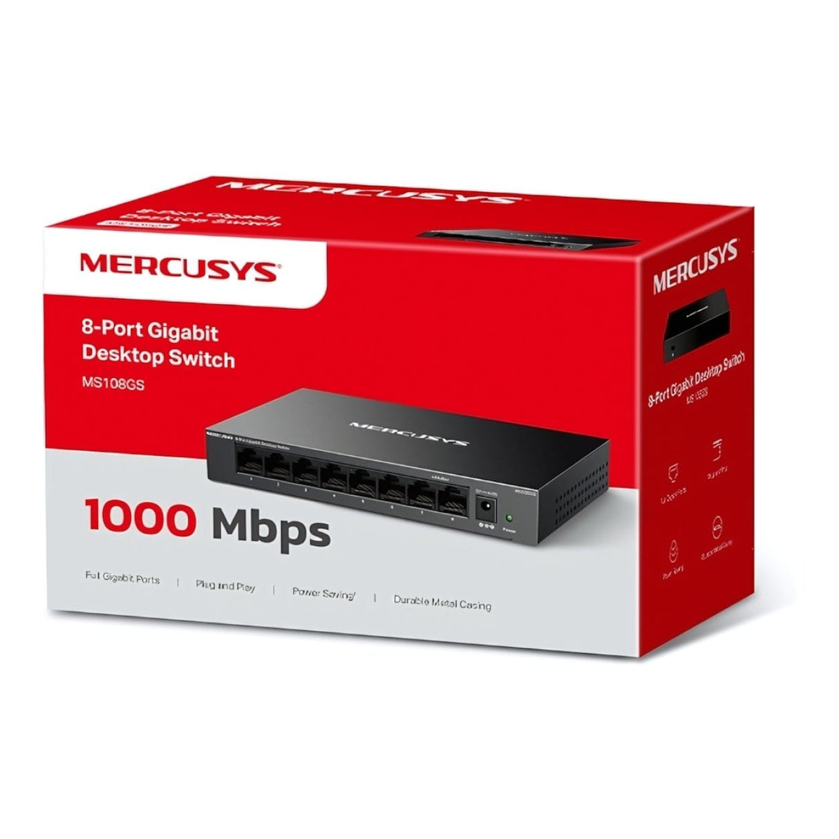 Mercusys MS108GS 8-port Gigabit Desktop Switch