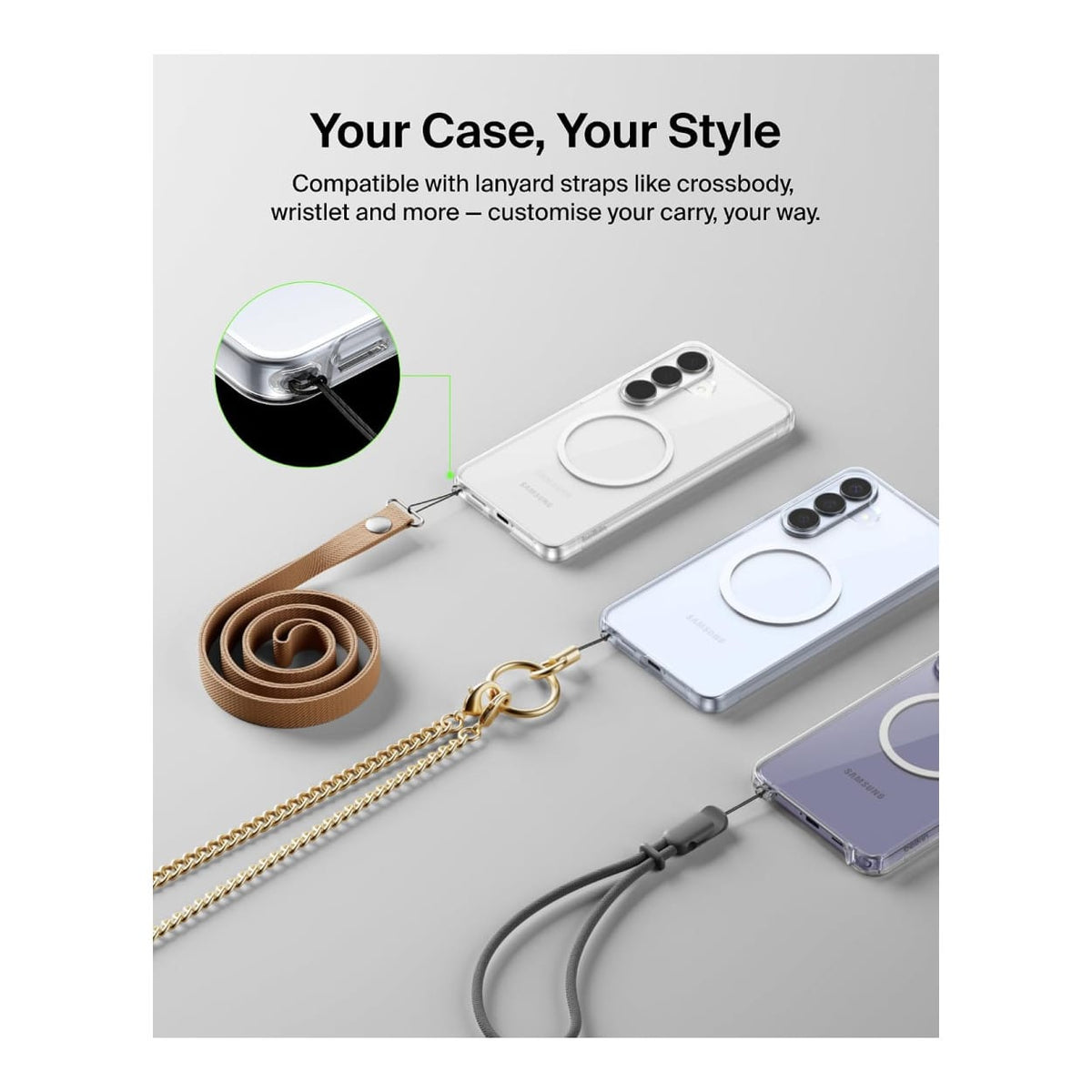 Belkin SheerForce Clear Series Magnetic Protective Phone Case for Samsung S26 - Clear MSB012HQCL