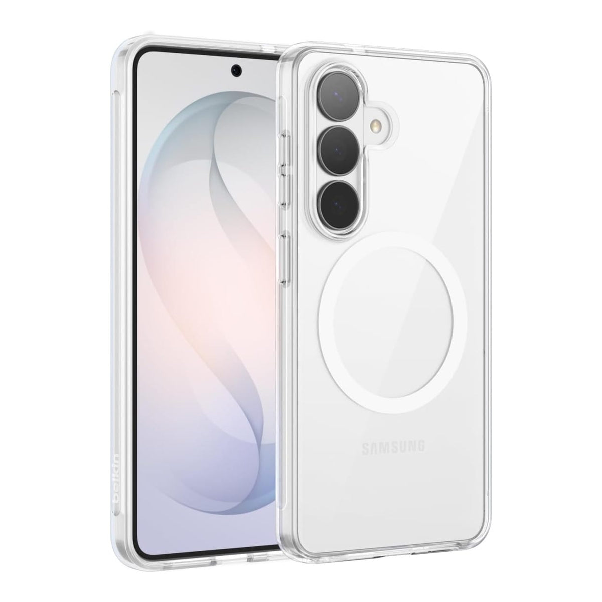 Belkin SheerForce Clear Series Magnetic Protective Phone Case for Samsung S26 - Clear MSB012HQCL