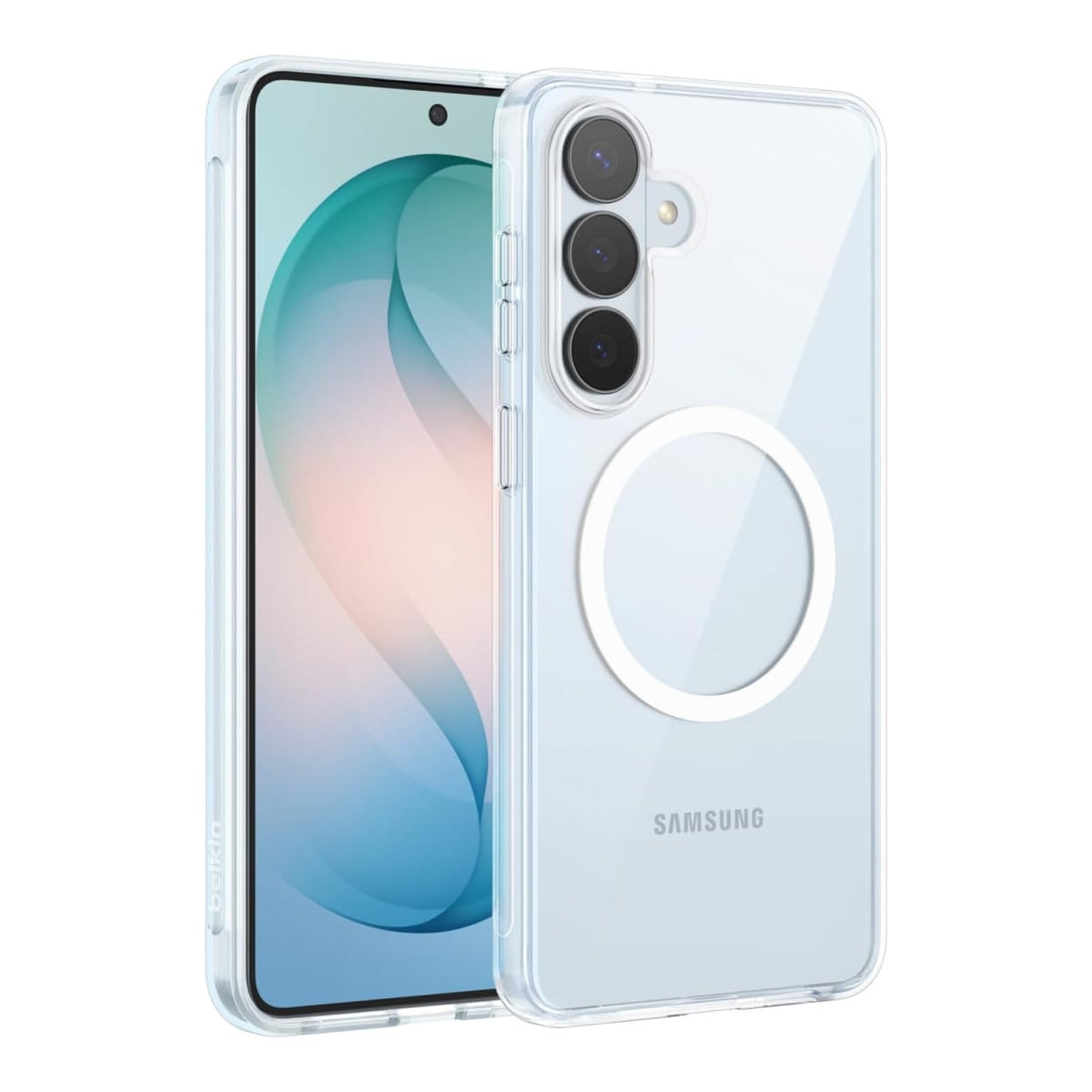 Belkin SheerForce Clear Series Magnetic Protective Phone Case for Samsung S26+ - Clear MSB013HQCL