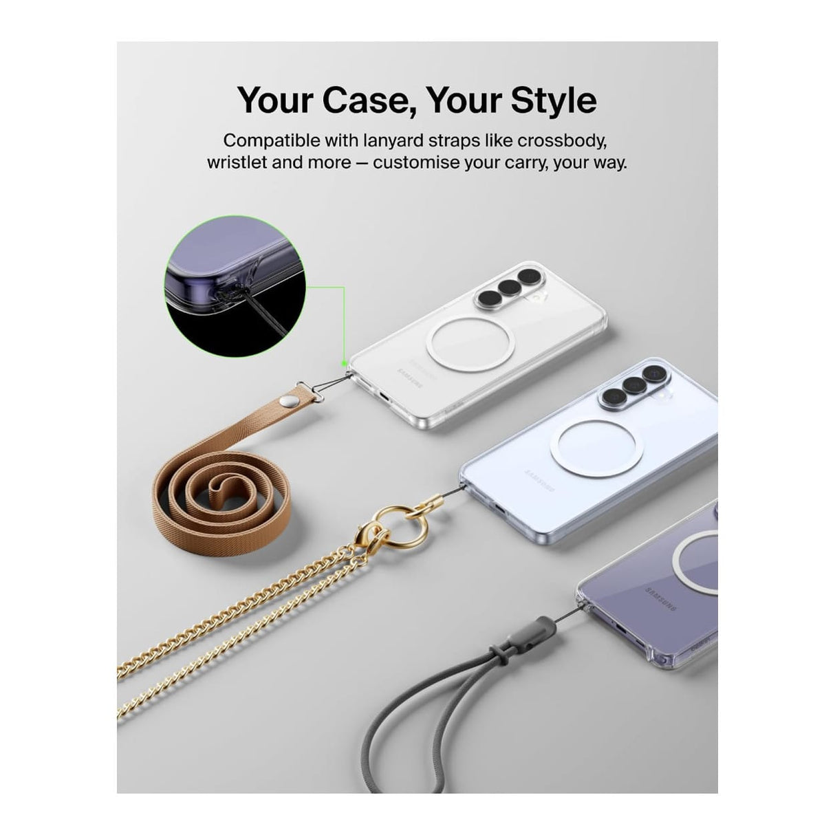 Belkin SheerForce Clear Series Magnetic Protective Phone Case for Samsung S26 Ultra - Clear MSB014HQCL