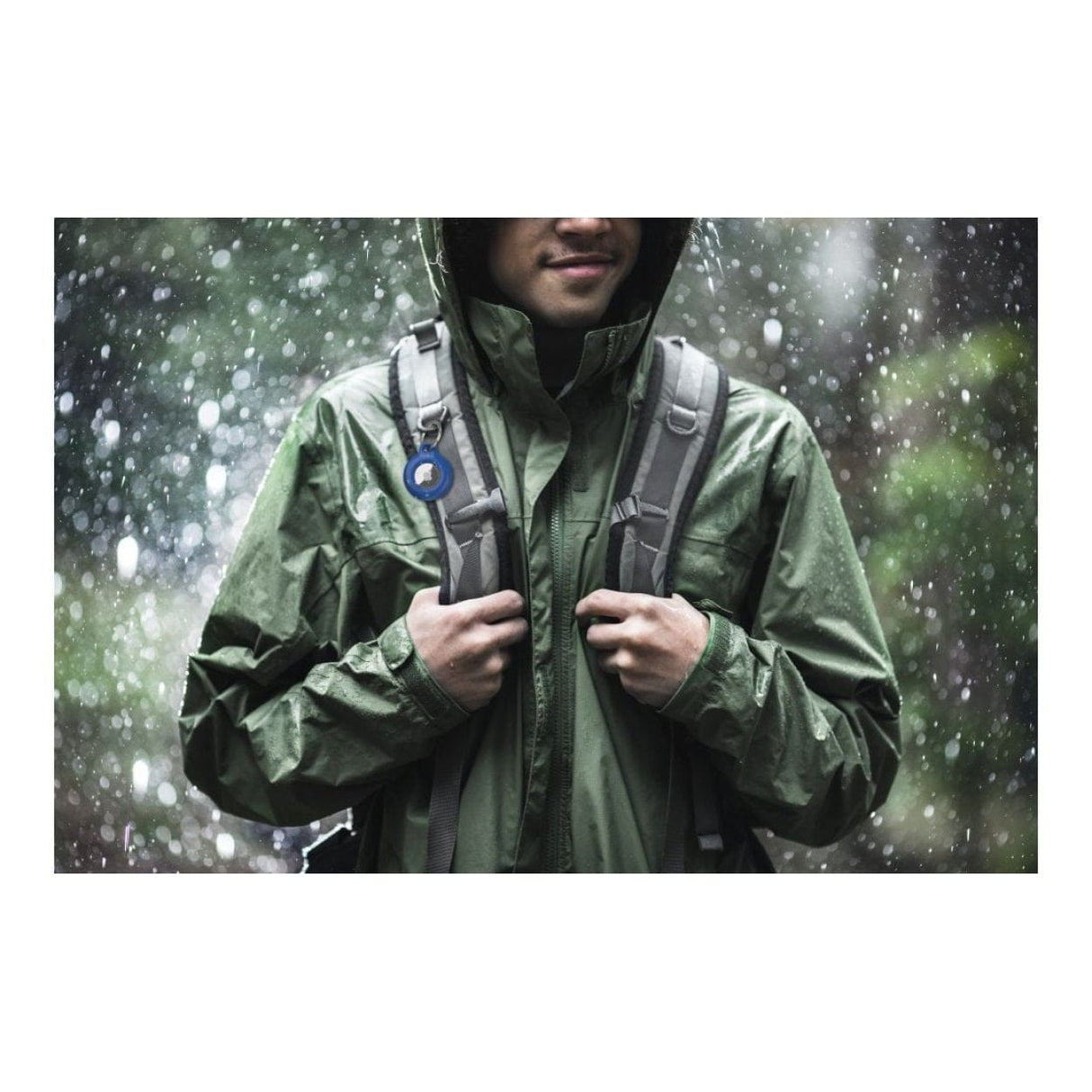 Belkin Waterproof Secure Holder with Key Ring for AirTag Blue MSC013btBL