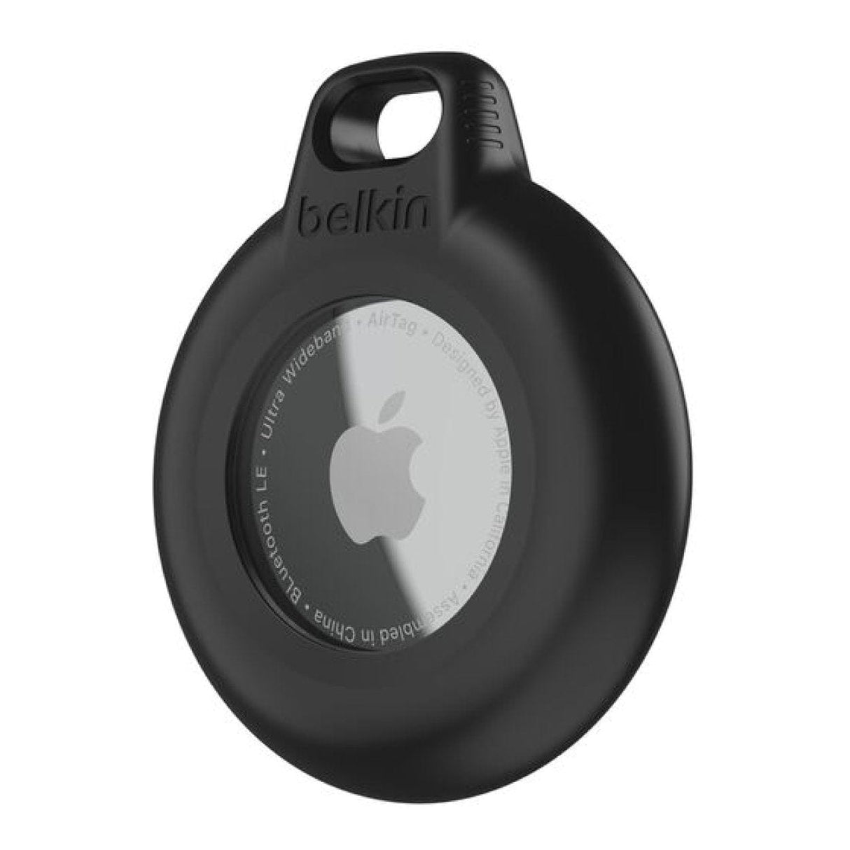 Belkin Waterproof Secure Holder with Key Ring for AirTag Black 4-pack MSC015BTBK