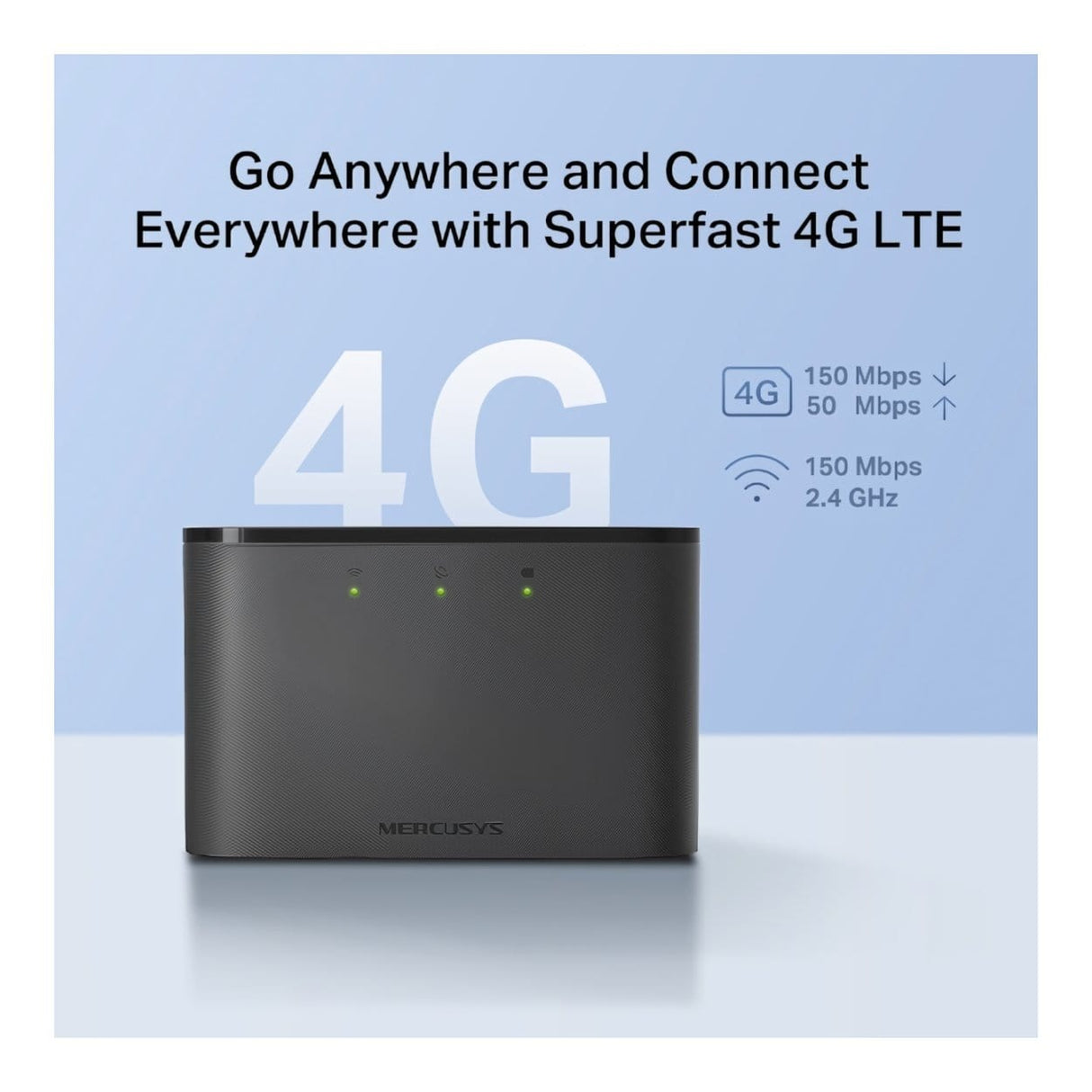 Mercusys MT110 Mifi Portable Wi-Fi 4G LTE Router