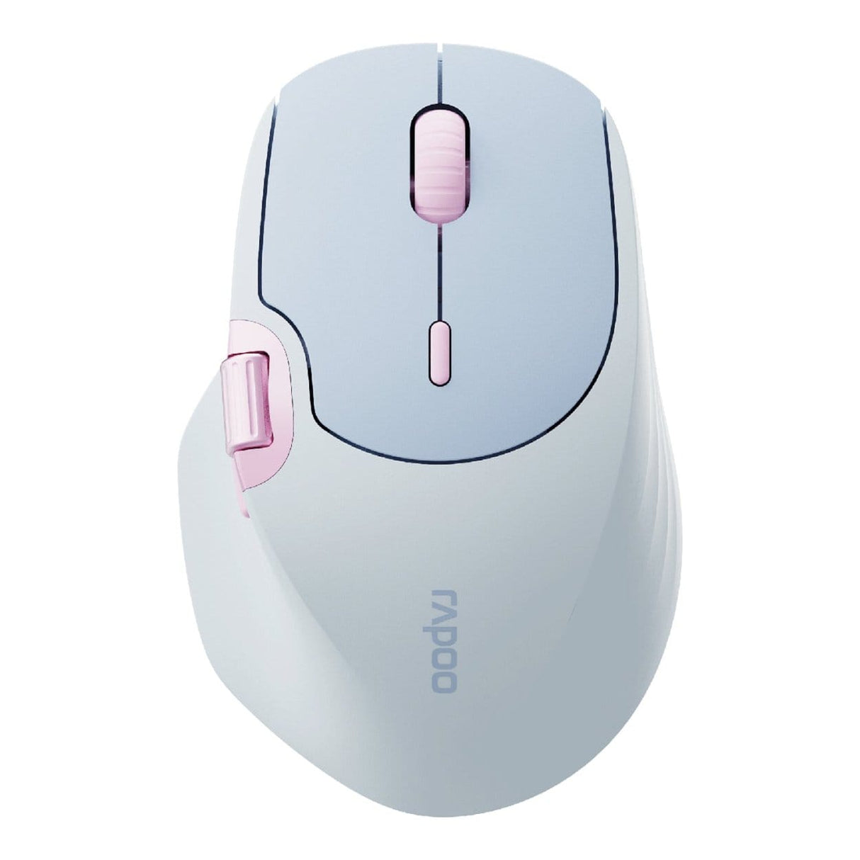 Rapoo Multi-Mode Wireless Mouse Blue and Pink MT560-Blue