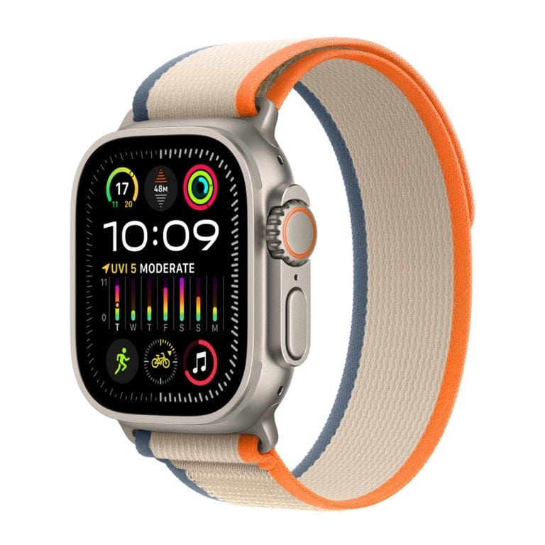 Apple 49mm Trail Loop M/L Orange/Beige MT5X3ZM/A
