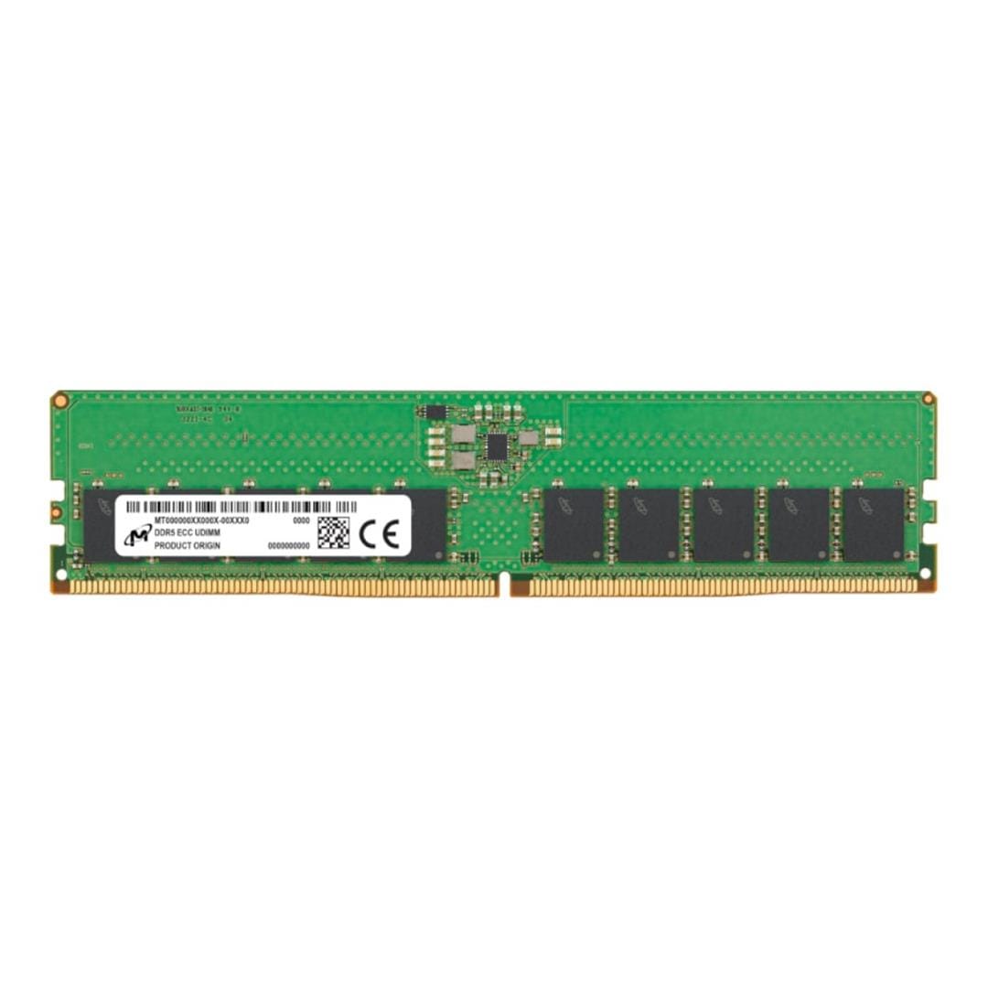 Micron MTC10C1084S1EC56BR UDIMM Memory Module 16GB DDR5 5600MHz ECC