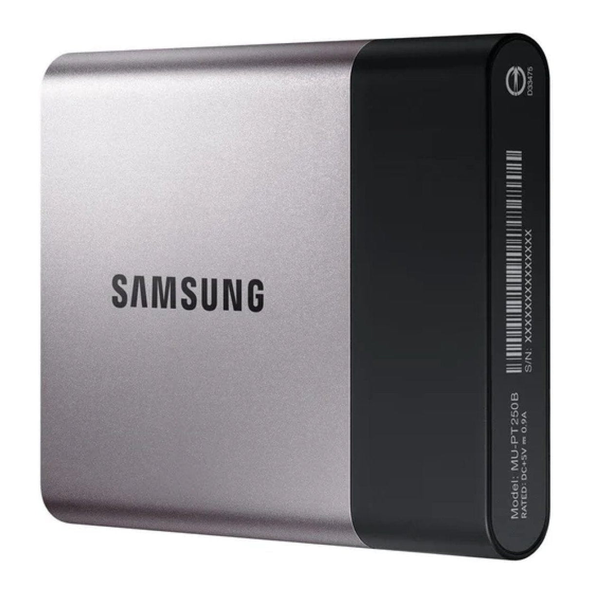 Samsung T3 250GB Black and Silver External SSD MU-PT250B/WW