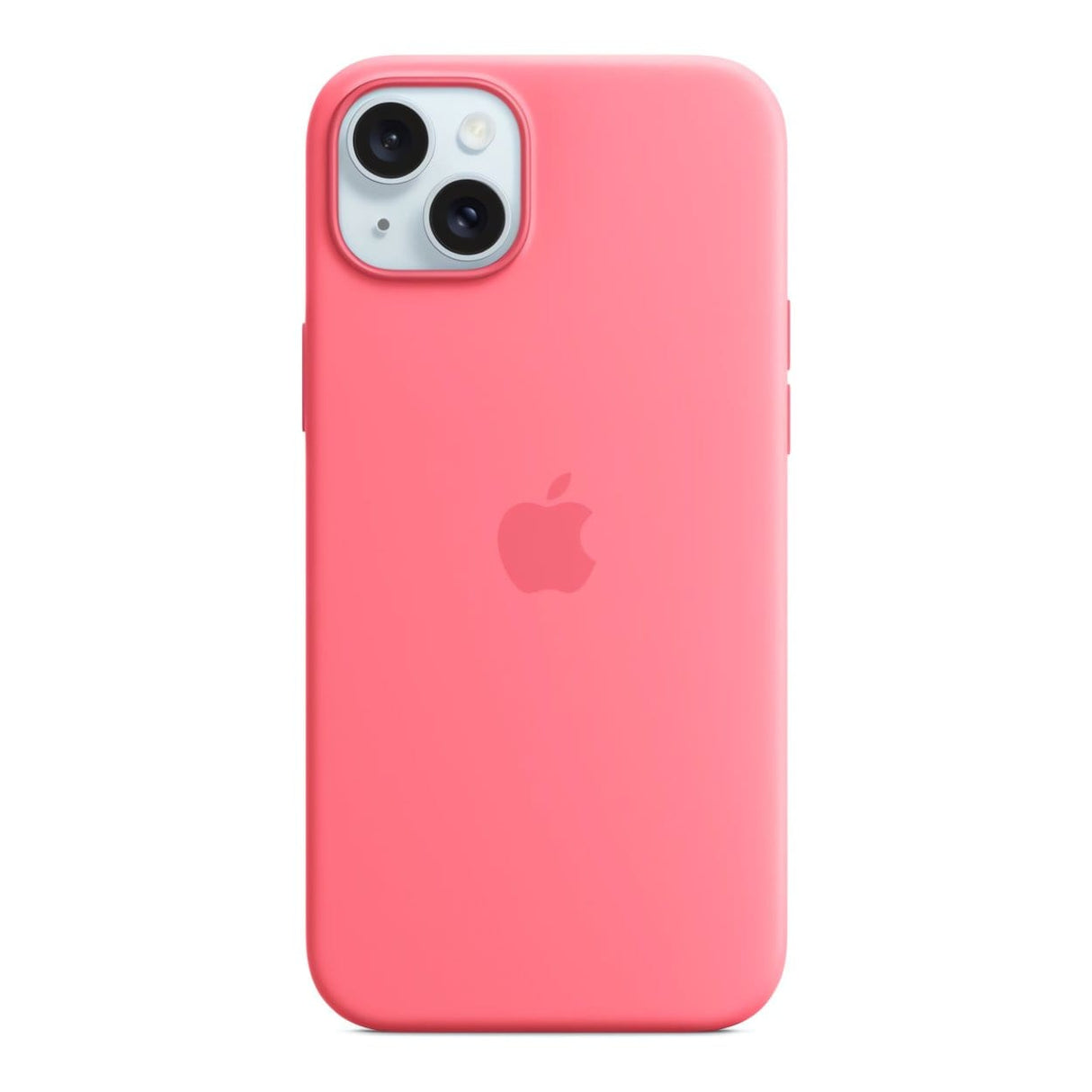 Apple iPhone 15 Pink Silicone Case with MagSafe Support