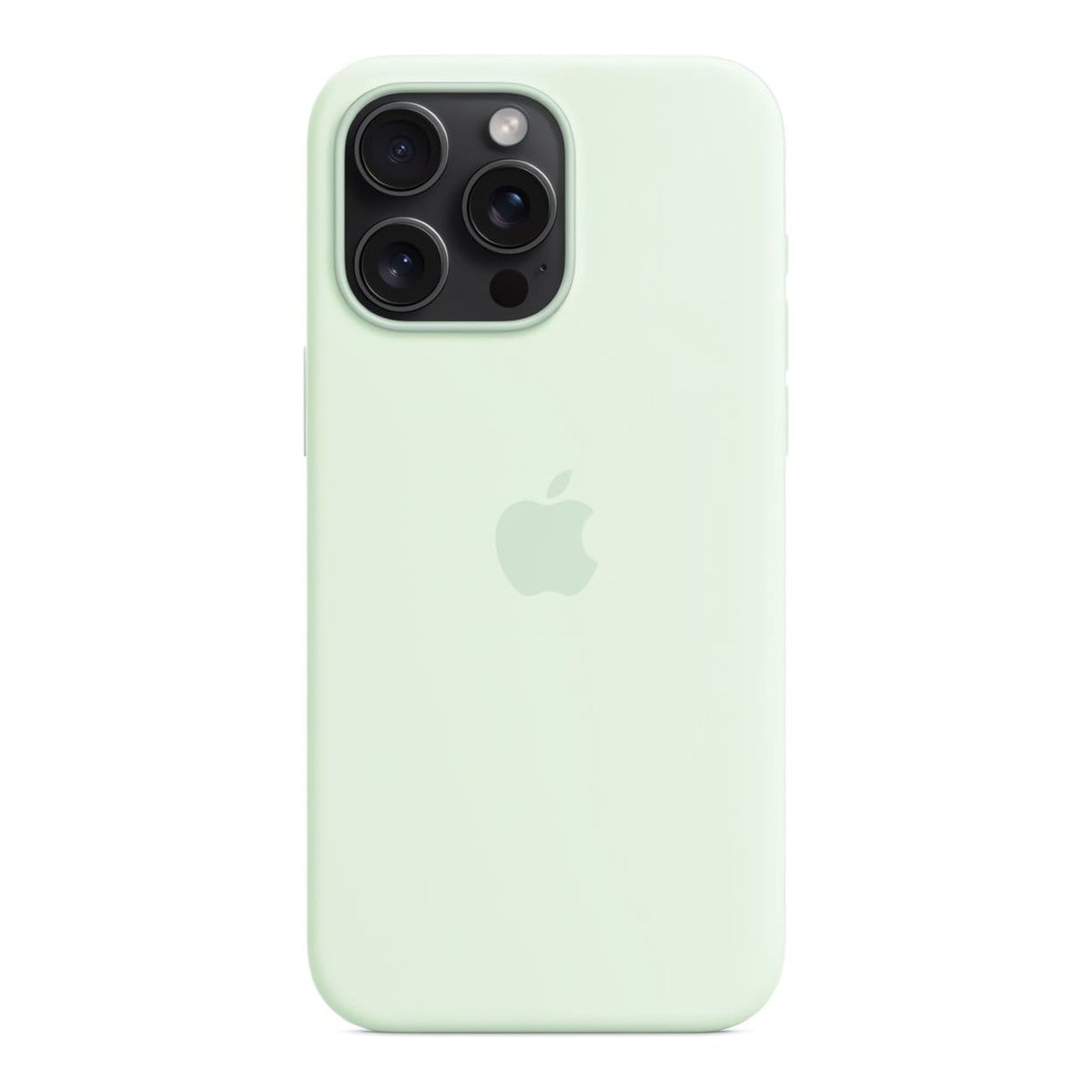Apple iPhone 15 Pro Max Silicone Soft Mint Case with MagSafe Support