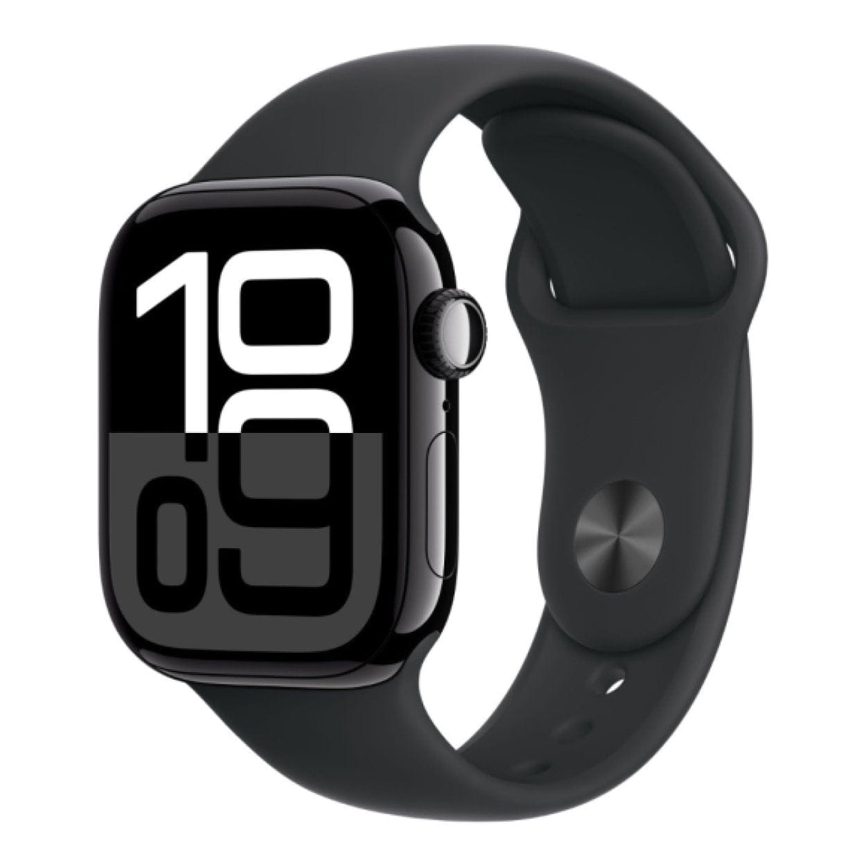 Apple Watch Series 10 GPS 42mm Jet Black Aluminium Case with Black Sport Band - Medium/Large MWWF3QA/A