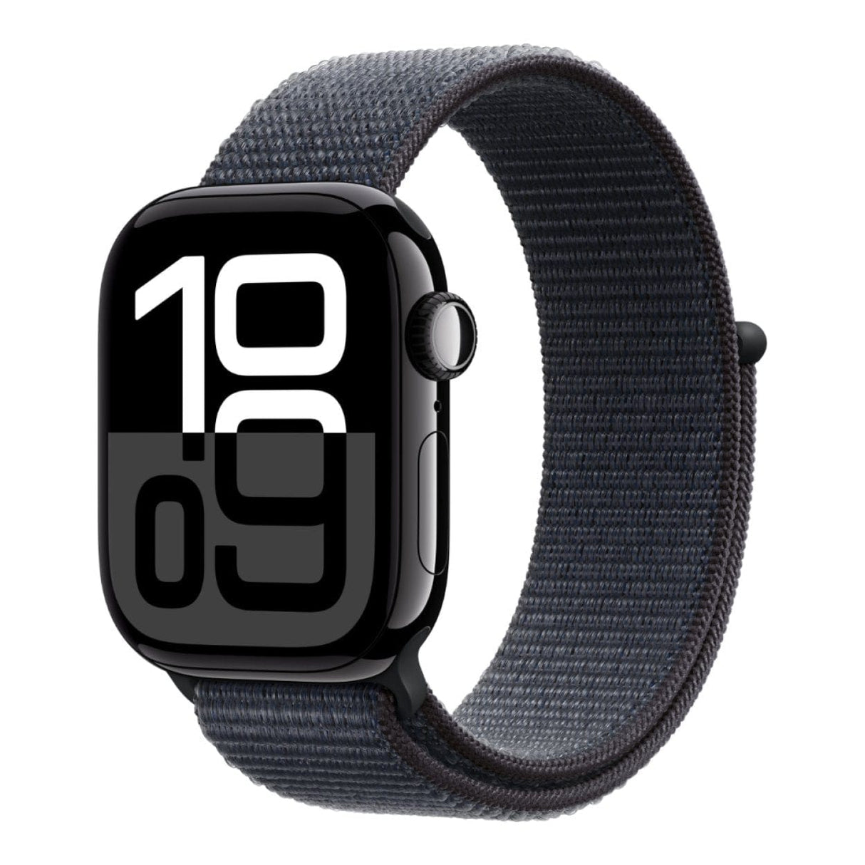 Apple Watch Series 10 GPS 42mm Jet Black Aluminium Case with Ink Sport Loop MWWG3QA/A