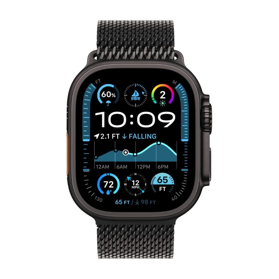 Apple Watch Ultra 2 GPS + Cellular 49mm Black Titanium Case with Black Titanium Milanese Loop