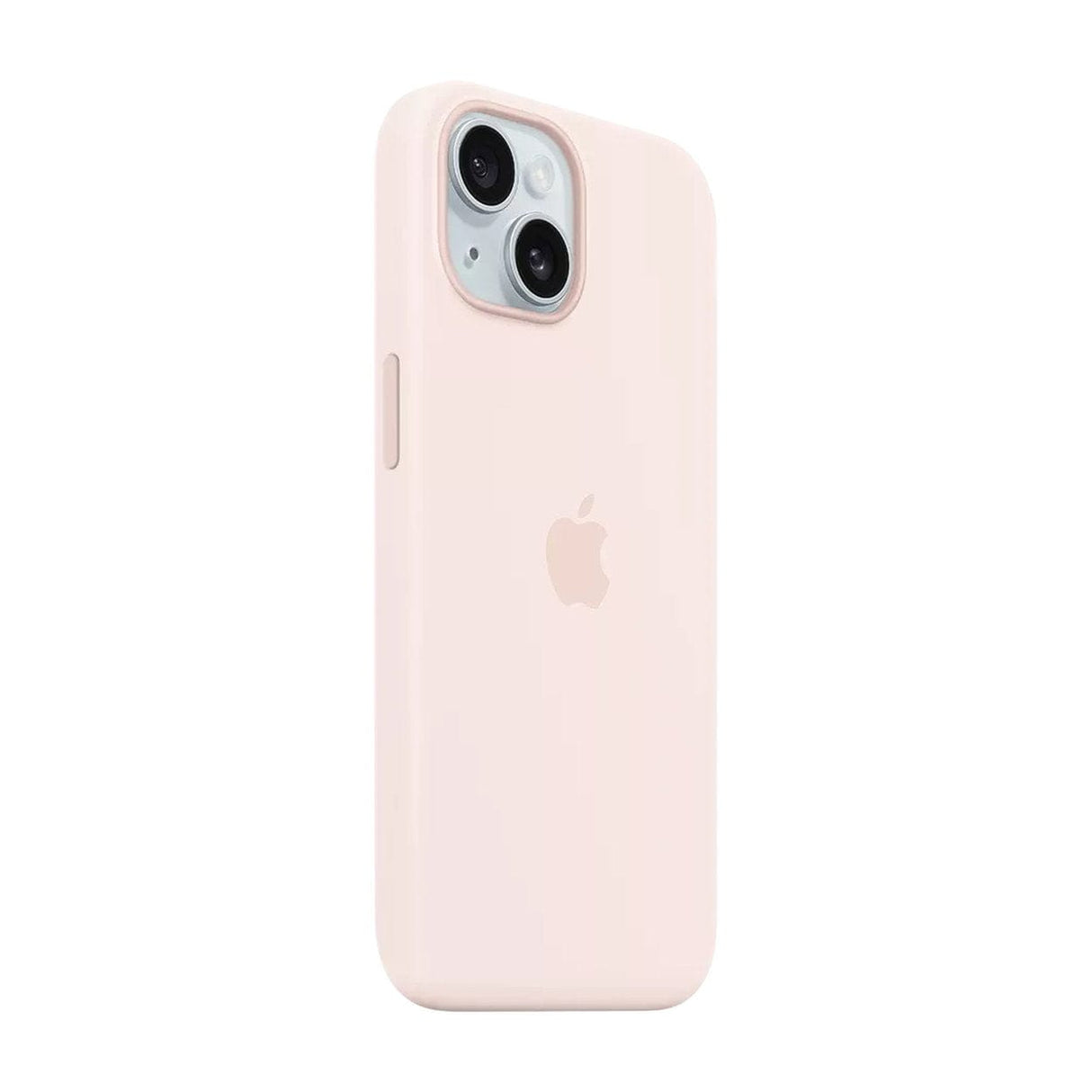 Apple iPhone 15 Light Pink Silicone Case with MagSafe Support
